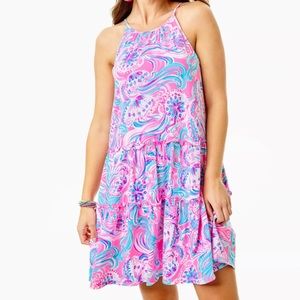Lilly Pulitzer Don’t Be Jelly Evalyn Mini Swing Dress Size Medium EUC